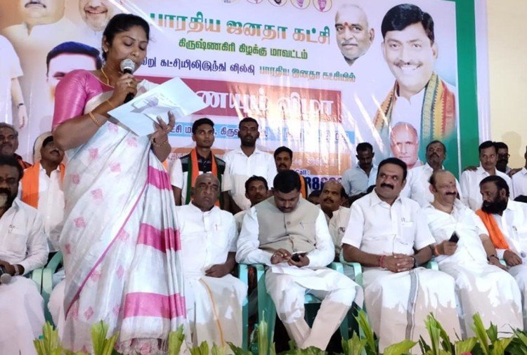 वीरप्पन की बेटी को भाजपा ने बनाया तमिलनाडु युवा मोर्चा का उपाध्यक्ष 6 vidhya veerappan 1595134021