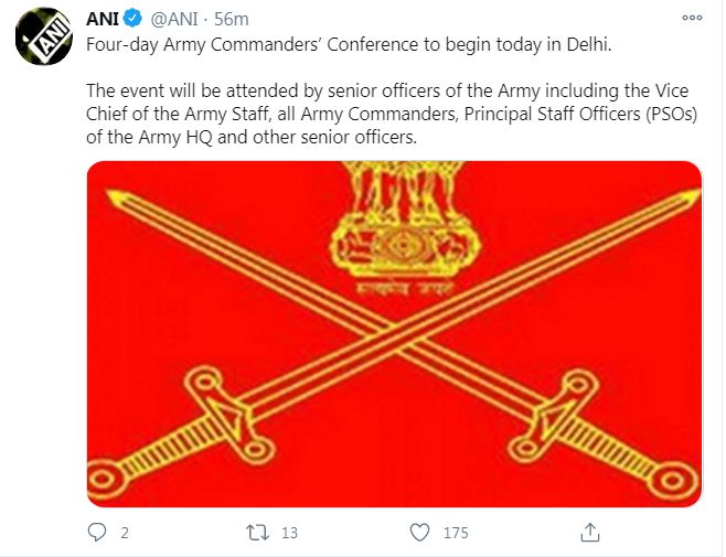 army tweet