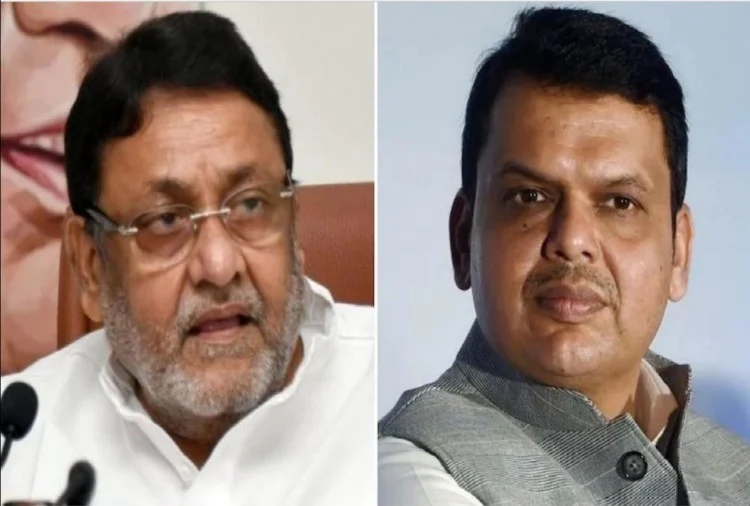 nawab malik and devendra fadnavis