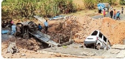 Accident कटनी में दर्दनाक हादसा; हवा में उछलकर मजदूरों के ऊपर गिरी कार, तीन गंभीर 16 IMG 20230610 WA0034
