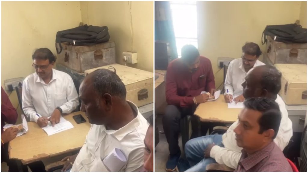 Big action by Lokayukta Sarpanch caught red handed taking 80 thousand rupees 1024x576 1