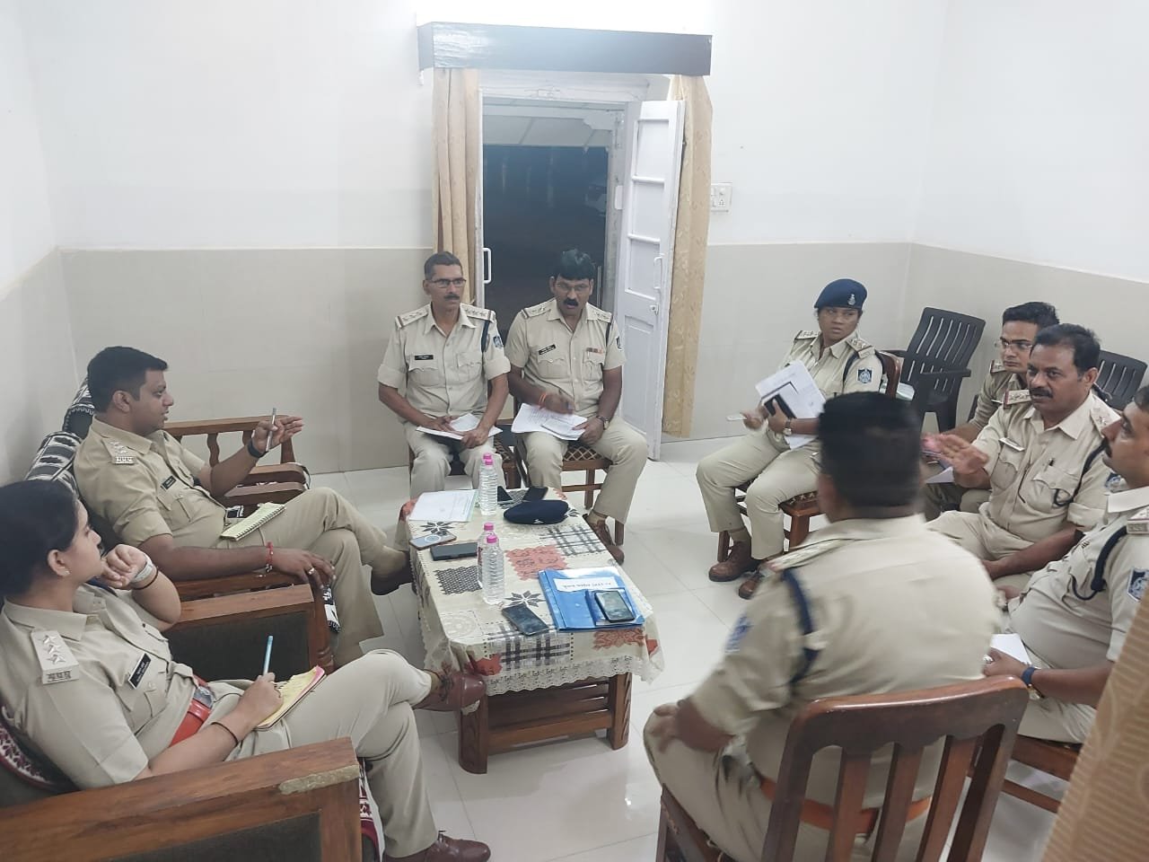Katni Jabalpur District Border Meeting: कटनी और जबलपुर के पुलिस के बीच जिला बॉर्डर बैठक संपन्न 16 police