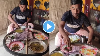 Desi Jugad: एक आदमी ने साईकल के टायर को बनाया खाना खाने का टेबल, Video हो रहा वायरल, Video देख लोगों ने किया सलाम
