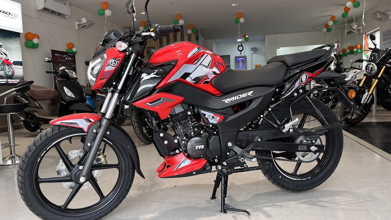 TVS ने फिर नये अपडेट वर्जन में मार्केट में लाई TVS Raider New जानिए इसकी कीमत 4 TVS ने फिर नये अपडेट वर्जन में मार्केट में लाई TVS Raider New जानिए इसकी कीमत