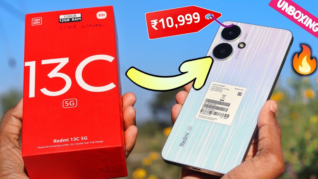 5000mah बैट्री के साथ 68 वॉट का चार्जर Iphone को दीन में तारे दिखायेगा Redmi 13c का सॉलिड फ़ोन
