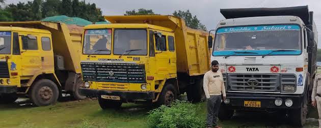 Illegal use of mineral secondary sand and stone dust: खनिज गौण रेत एवं स्टोन डस्ट का अवैध परिवहन करने पर जमा कराया गया 71 हजार का प्रशमन शुल्क