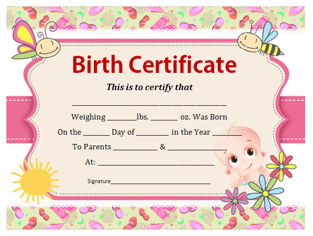 DOB Certificate: जन्म प्रमाण-पत्र बनवाना हुआ अनिवार्य: नवीन पोर्टल पर ऑनलाइन जन्म प्रमाण-पत्र बनाने की सुविधा मिलेगी 1 birth certificate template