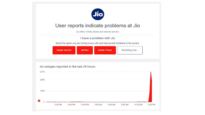 jio crash