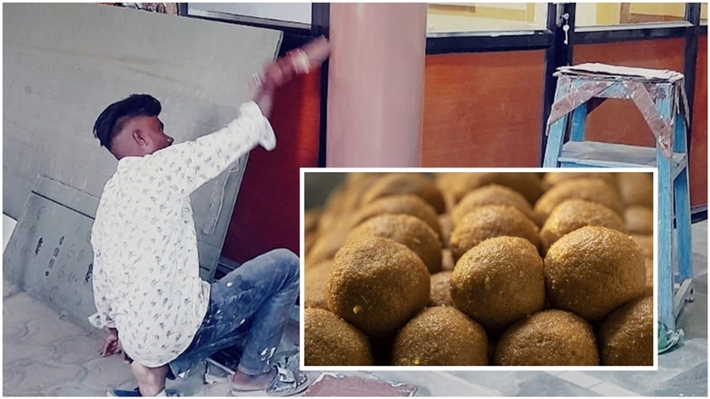 Balaghat बालाघाट में कांग्रेस ने डेढ़ लाख लड्डू का आर्डर दिया, राजनांदगांव का ऐसा होगा सेलिब्रेशन 22 laddu