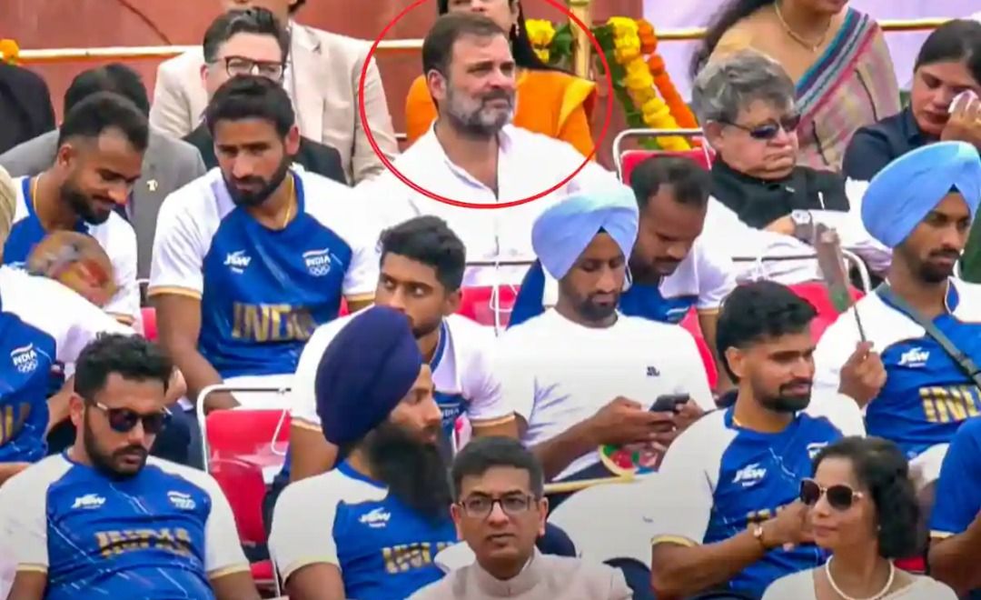 Rahul Gandhi Sitting Controversy