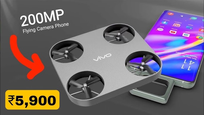 पापा के परियों की चटक-मटक फोटो खींचने launch हुआ 200MP कैमरे वाला Vivo drone flying Smartphone