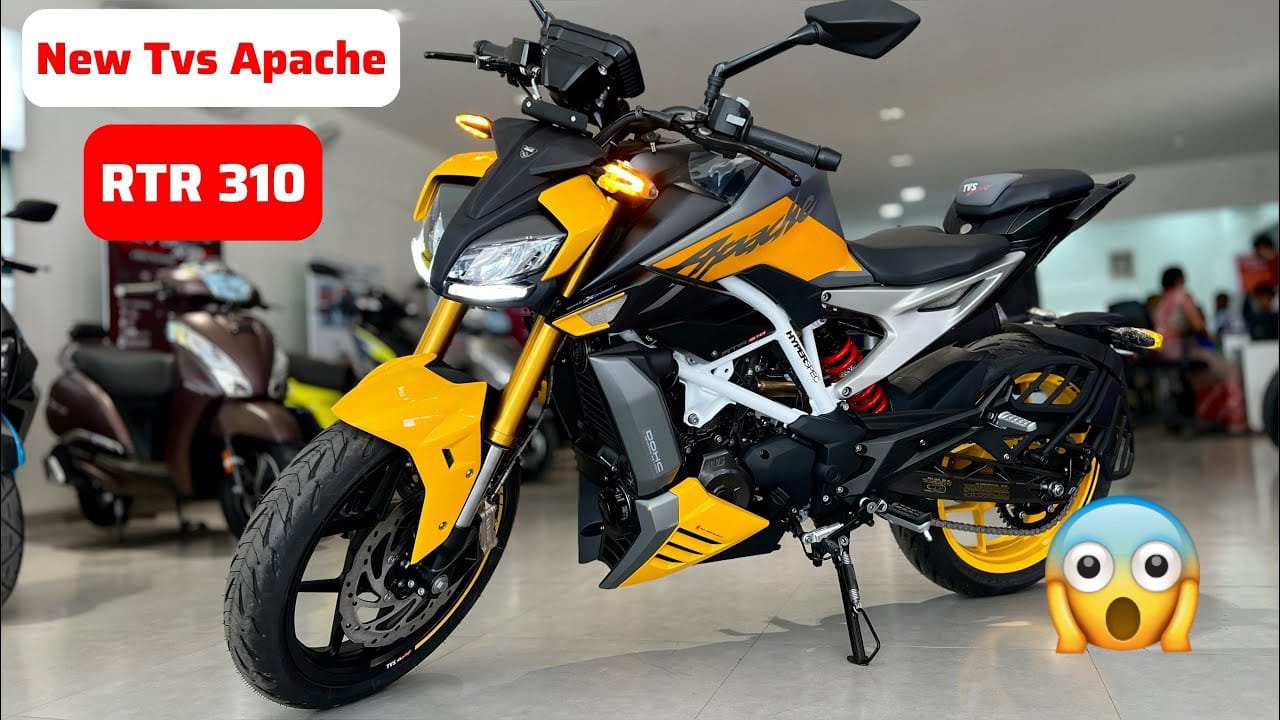 माँ के लाडलों की धड़कन बढ़ाने launch हुई कम बजट में Apache RTR 310 स्पोर्ट बाइक