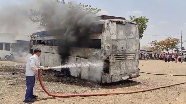 Shajapur Bus Fire Incident 2