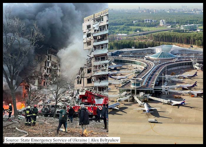 Moscow Airports Shut: ड्रोन हमलों से दहशत में मास्को: रूस ने लगातार तीसरी रात एयरपोर्ट किए बंद