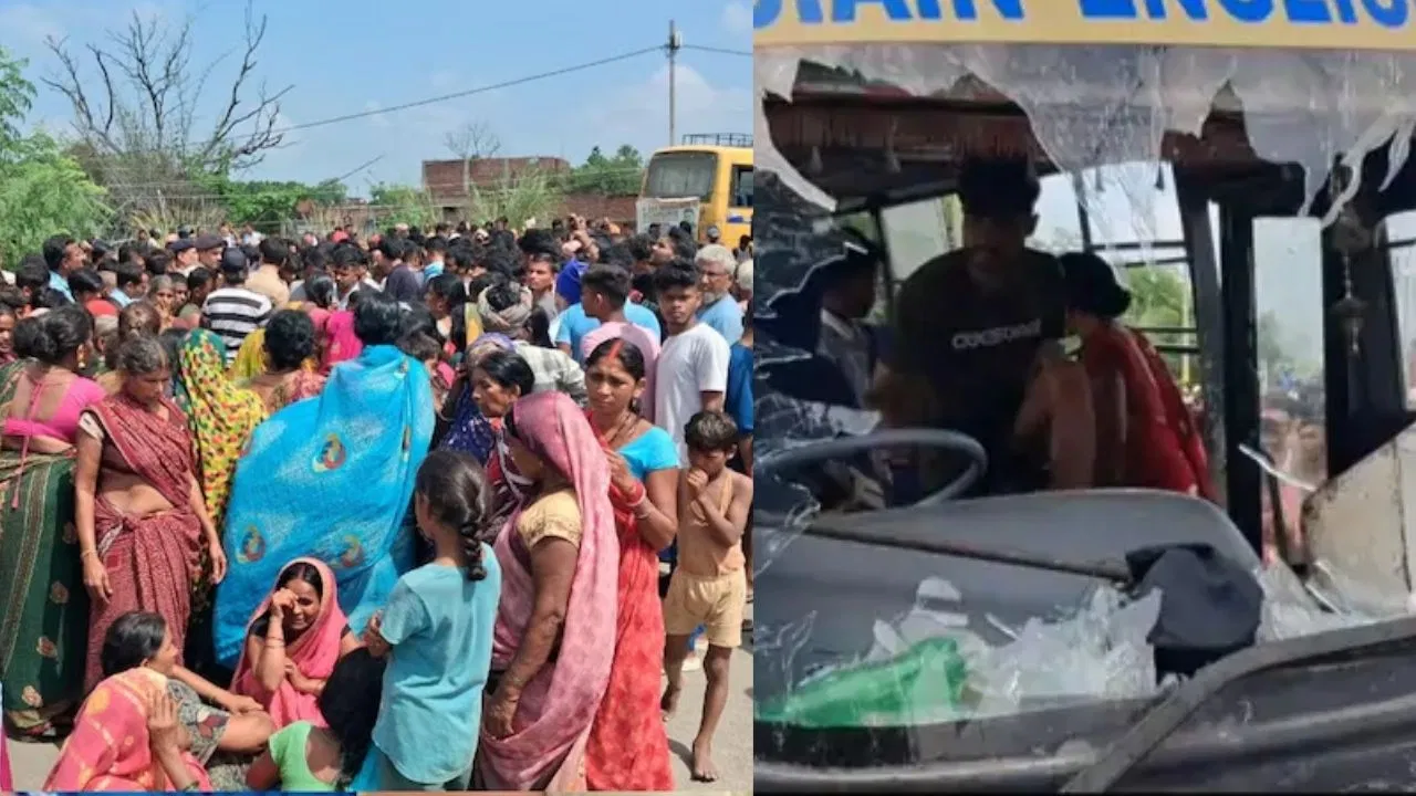 स्कूल बस की सीट के नीचे टूटी फर्श, ब्रेक लगते ही नीचे गिरा बच्चा, मौत