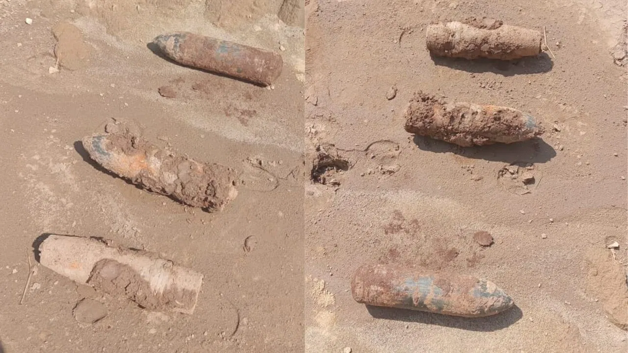 जम्मू-कश्मीर: सांबा में मिले जंग लगे तीन तोप के गोले, बम निरोधक दस्ते ने किया निष्क्रिय