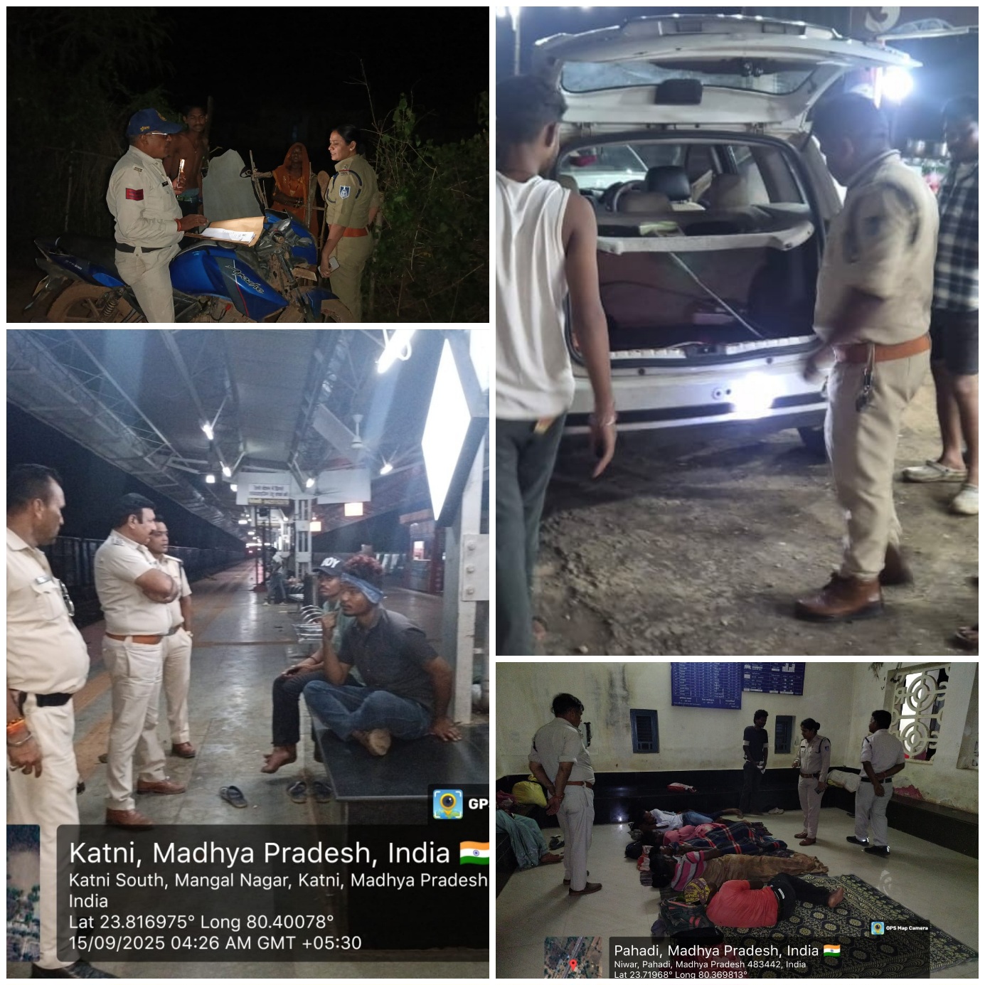 कटनी पुलिस का व्यापक अभियान 286 वारंटियों व अपराधियों की गिरफ्तारी , सड़क सुरक्षा हेतु शराब के नशे में वाहन चलाने वाले 15 चालकों पर धारा 185 की कारवाई 22 Picsart 25 09 15 18 39 53 472