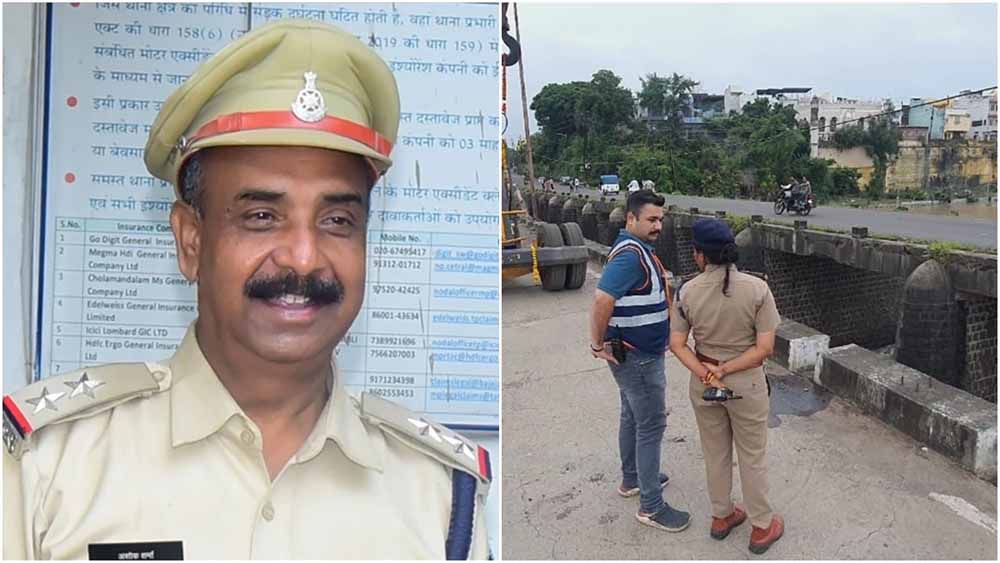 उज्जैन: शिप्रा पुल से कार गिरने से एक TI की मौत; 2 कि.मी दूर गाड़ी में मिला शव, दो पुलिसकर्मी लापता; तलाश जारी 22 उज्जैन: शिप्रा पुल से कार गिरने से एक TI की मौत; 2 कि.मी दूर गाड़ी में मिला शव, दो पुलिसकर्मी लापता; तलाश जारी