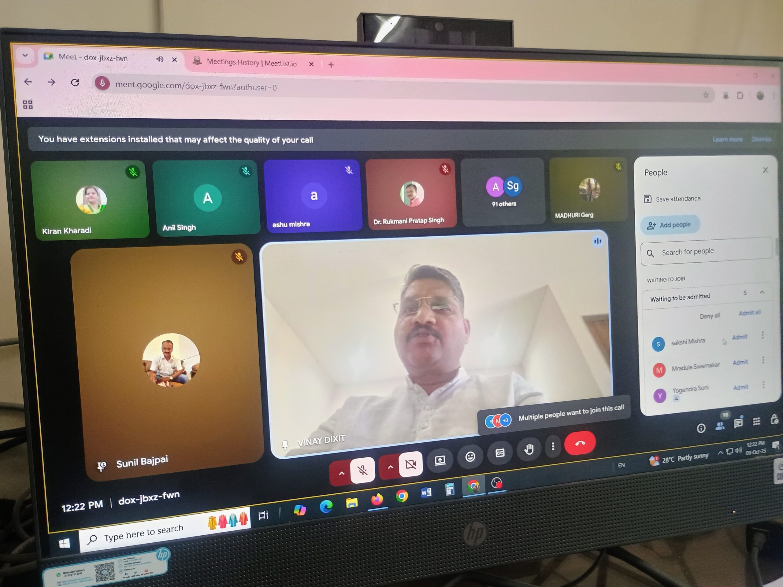 तिलक स्नातकोत्तर महाविद्यालय में स्वदेशी से स्वावलंबन विषय पर एकदिवसीय राष्ट्रीय वेबिनार का सफल आयोजन 22 IMG 20251010 WA0044 scaled