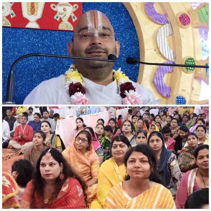 वर्तमान समय में लोगों ने क्षमाशीलता खो दी है जिससे समाज व्यवस्था बिगड़ रही है,आज समाज की खोई हुई शक्ति का जागरण करने के लिए जामवंत जैसे भक्तों की आवश्यकता 22 Picsart 25 10 31 18 00 55 401