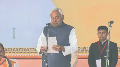 Nitish Kumar Oath Ceremony: नीतीश कुमार ने 10वीं बार ली मुख्यमंत्री पद की शपथ, सम्राट चौधरी–विजय सिन्हा समेत 26 मंत्रियों का शपथ ग्रहण