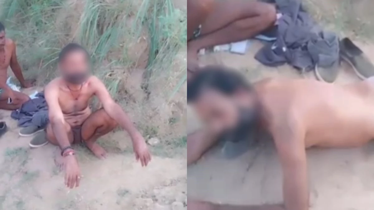 गुंडा कौन है?-ग्वालियर में निर्वस्त्र कर दो लोग उल्टा लिटाकर की पि‍टाई फि‍र पूछा.....