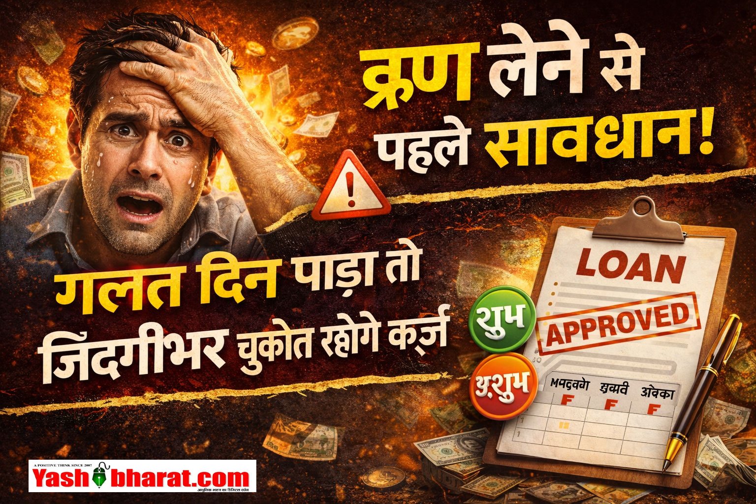 Loan: ऋण लेने से पहले सावधान! गलत दिन पड़ा तो जिंदगीभर चुकाते रहोगे कर्ज