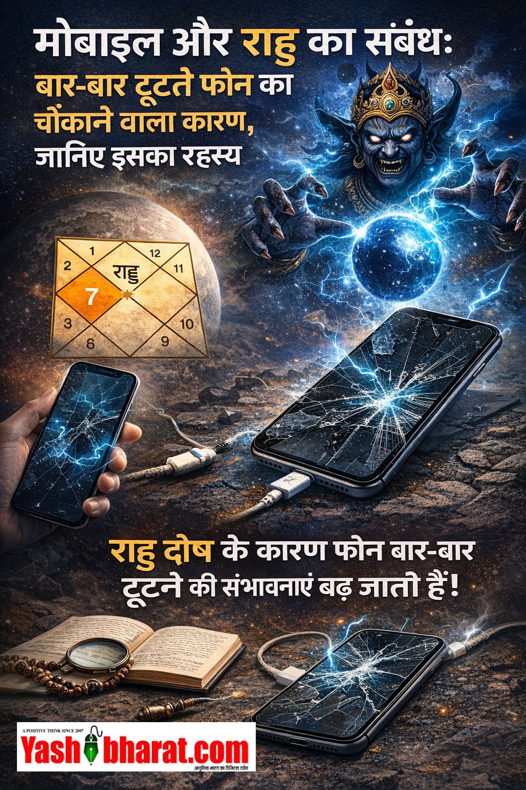 मोबाइल और राहु का संबंध: बार-बार टूटते फोन का चौंकाने वाला कारण, जानिए इसका रहस्य