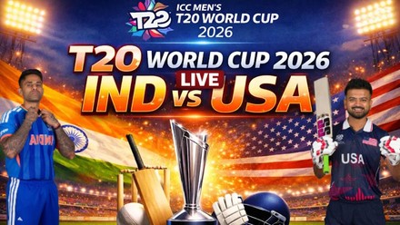 IND vs USA LIVE Score T20 World Cup 2026