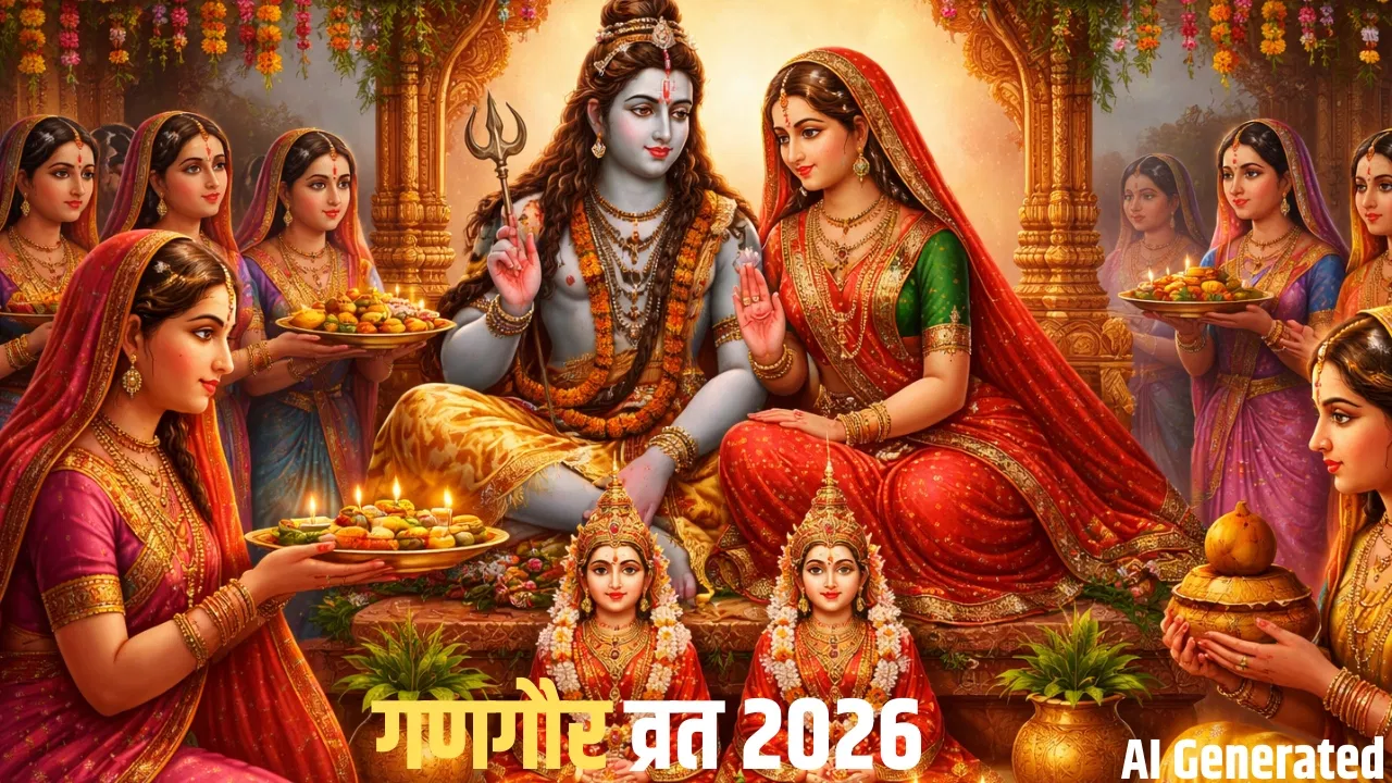 आज गणगौर व्रत 2026: पति की लंबी आयु और सौभाग्य के लिए करें ये पूजा!
