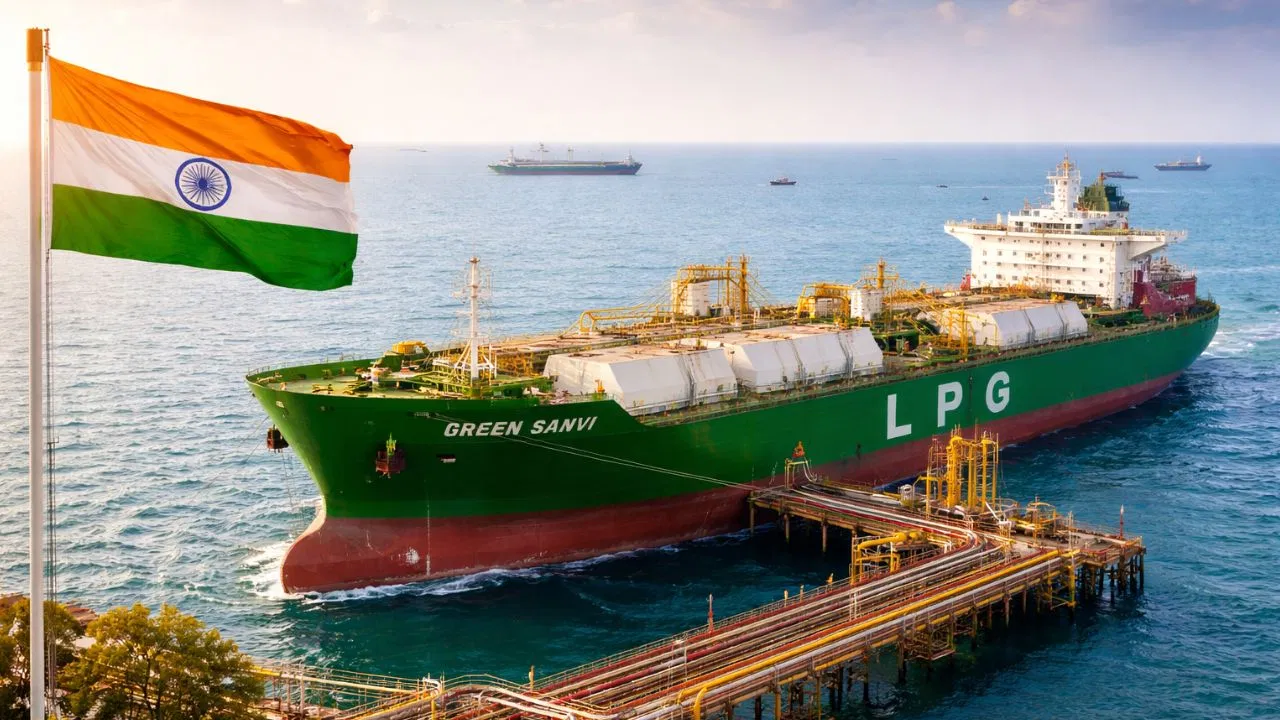 युद्ध के बीच भारत का कमाल, 44 हजार टन LPG लेकर लौटा ‘ग्रीन सान्वी’