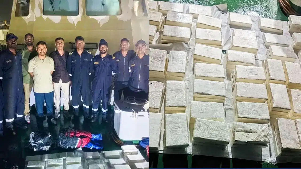 Mega Drug Bust: गुजरात में ड्रग्स सिंडिकेट पर सबसे बड़ी स्ट्राइक; कच्छ तट से ₹1,150 करोड़ की 115 किलो कोकीन ज़ब्त, पाकिस्तान कनेक्शन आया सामने 22 Pakistan में सरकार चला रहे या चरमपंथी? ‘कृष्ण नगर’ और ‘लक्ष्मी चौक’ के नाम पर भड़के कट्टरपंथियों ने मरियम सरकार से करवाया यू-टर्न