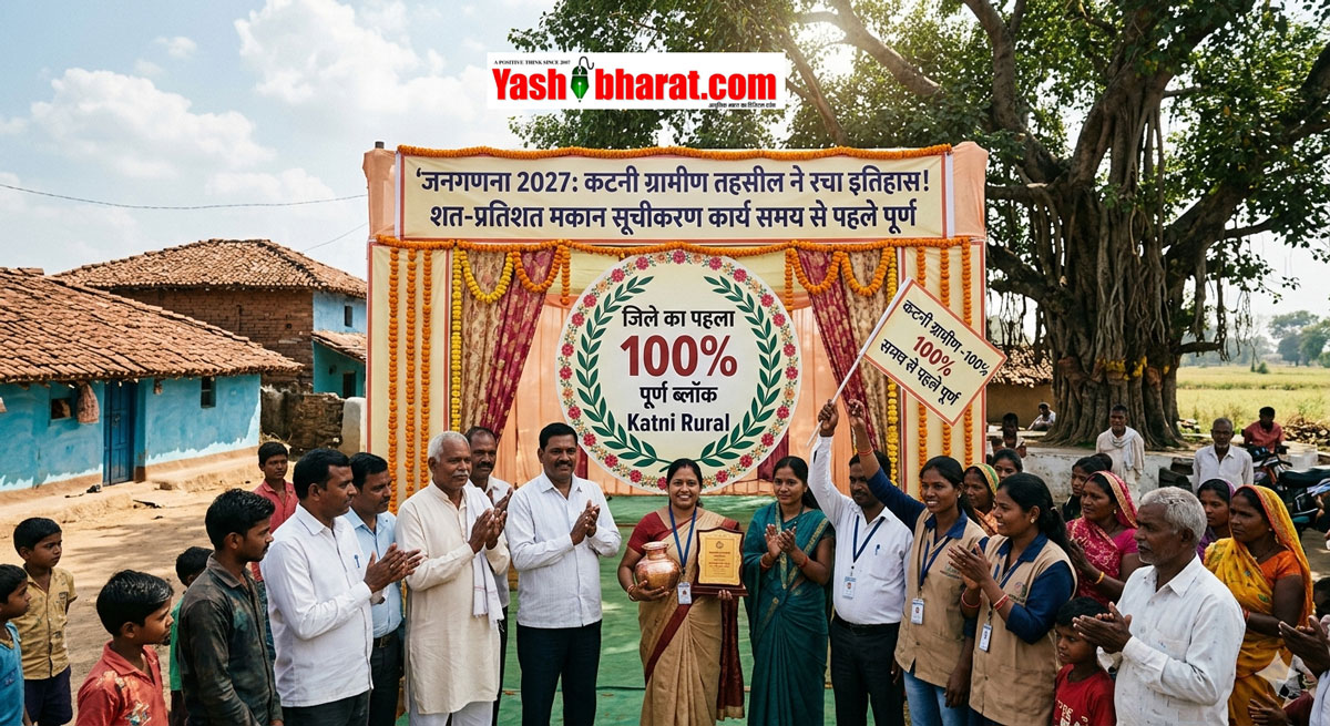 जनगणना 2027: कटनी ग्रामीण तहसील ने रचा इतिहास: मकान सूचीकरण का शत-प्रतिशत कार्य समय से पहले पूरा करने वाला जिले का पहला ब्लॉक बना 22 जनगणना 2027: कटनी ग्रामीण तहसील ने रचा इतिहास: मकान सूचीकरण का शत-प्रतिशत कार्य समय से पहले पूरा करने वाला जिले का पहला ब्लॉक बना
