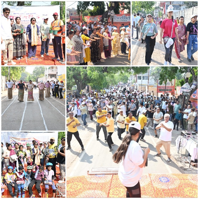 राहगीरी डे ने जगाई स्वच्छता और स्वास्थ्य के प्रति नई चेतना“मेरा शहर-मेरी जिम्मेदारी” के संदेश के साथ स्वच्छ कटनी के संकल्प को मिली नई ऊर्जा,राहगीरी डे स्वच्छता, फिटनेस और जनभागीदारी का बना प्रेरक मंच,मनोरंजन के साथ नागरिकों को दिया स्वच्छता और पर्यावरण संरक्षण का संदेश 22 Picsart 26 05 17 12 07 35 291