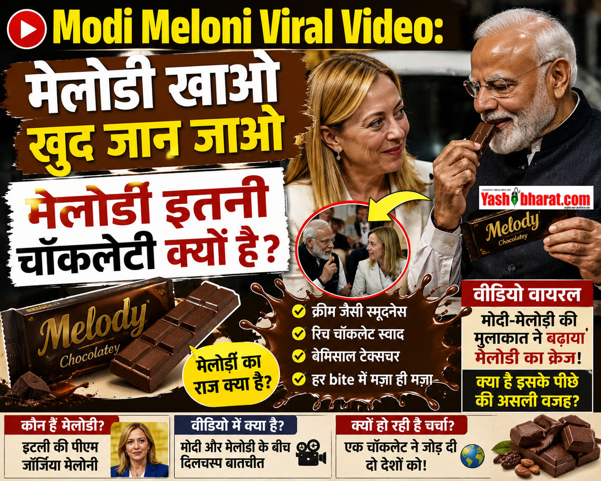 Modi Meloni Viral Video: मेलोडी खाओ खुद जान जाओ' PM मोदी ने मेलोनी को दी टॉफी, तो शेयर बाजार में पारले के शेयर पर लगा 5% का अपर सर्किट; लेकिन है एक बड़ा ट्विस्ट