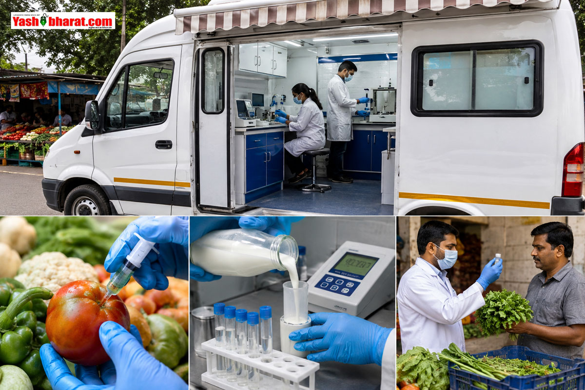 MP Food Safety: मध्य प्रदेश के सभी 55 जिलों में चलेंगी 'चलित फूड लैब'; दूध की 15 मानकों पर होगी ऑन-स्पॉट जांच, सब्जियों के इंजेक्शन का भी खुलेगा पोल 22 MP Food Safety: मध्य प्रदेश के सभी 55 जिलों में चलेंगी 'चलित फूड लैब'; दूध की 15 मानकों पर होगी ऑन-स्पॉट जांच, सब्जियों के इंजेक्शन का भी खुलेगा पोल