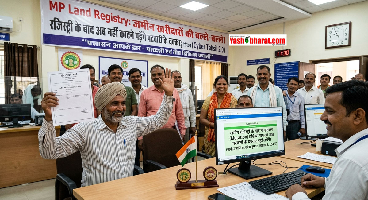 MP Land Registry: जमीन खरीदारों की बल्ले-बल्ले-रजिस्ट्री के बाद अब नहीं काटने पड़ेंगे पटवारी के चक्कर; कटनी कलेक्टर ने लागू किया यह 'सुपरफास्ट' डिजिटल सिस्टम