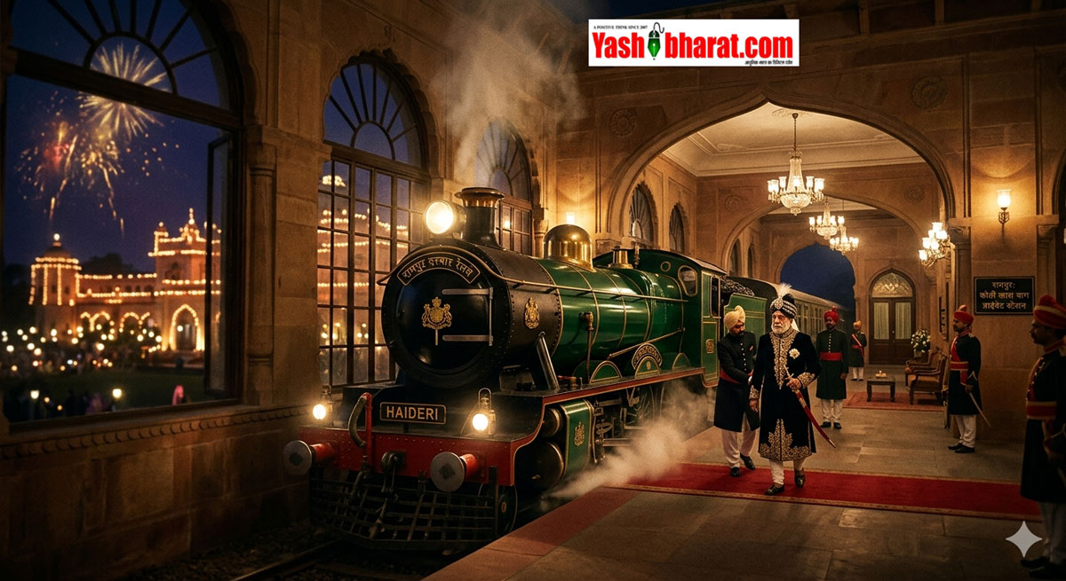 नवाबों की 'शाही' रेल: रामपुर के नवाब ने अपने महल तक बिछवा दी थी 40 KM लंबी निजी रेलवे लाइन; घर के अंदर था स्टेशन, ऐसी थी नवाब हामिद अली खान की नवाबी