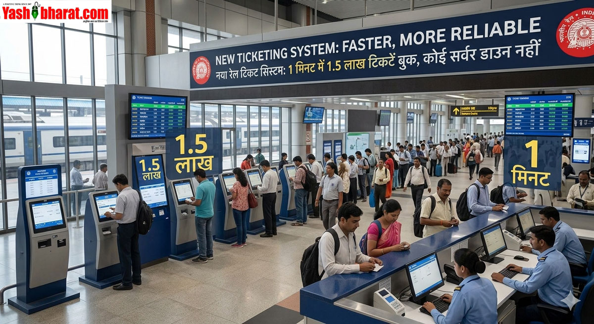 Indian Railway: 40 साल बाद बदलेगा रेलवे का सिस्टम, खत्म होगी ‘Server Down’ की टेंशन-1 मिनट में बुक होंगे 1.5 लाख टिकट, बदलेगा 40 साल पुराना सिस्टम