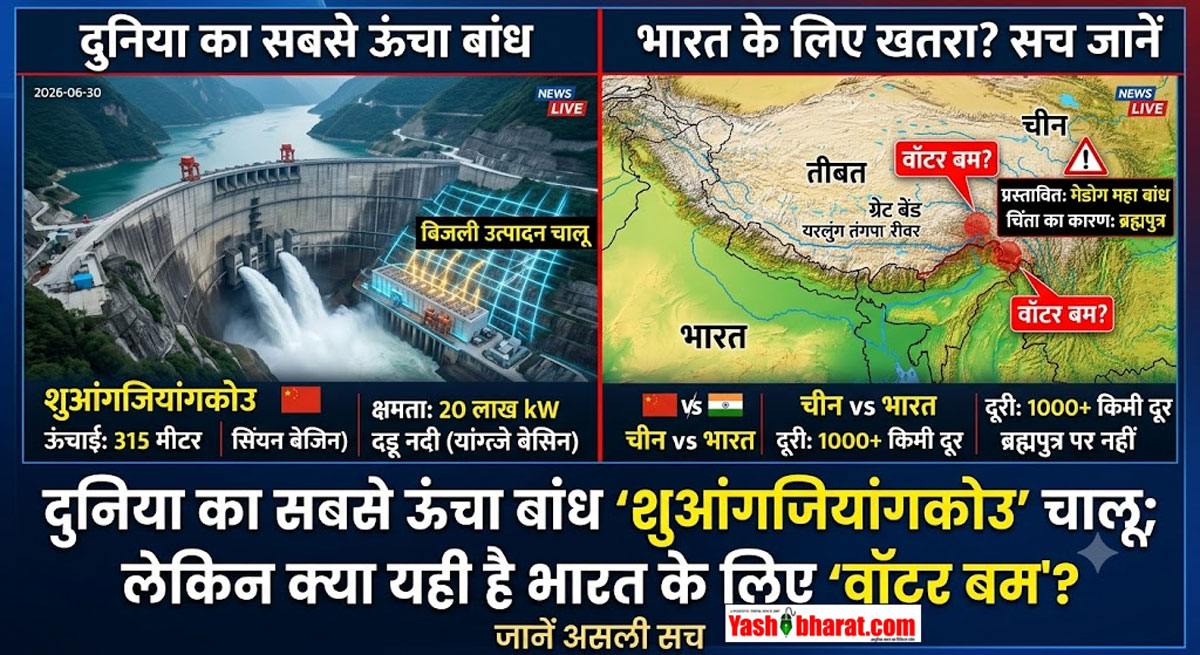 दुनिया का सबसे ऊंचा बांध ‘शुआंगजियांगकोउ’ चालू; लेकिन क्या यही है भारत के लिए 'वॉटर बम'? जानें असली सच