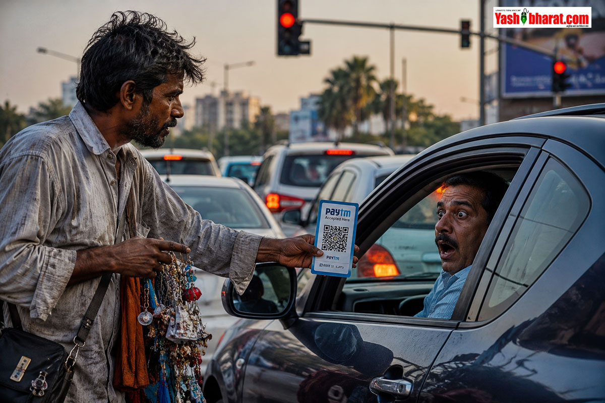 Digital Begging: 'छुट्टे नहीं हैं' का बहाना अब नहीं चलेगा-भिक्षावृत्ति खत्म करने की मुहिम के बीच डिजिटल हुए मांगने वाले; चौराहों पर चल रहा अनोखा खेल
