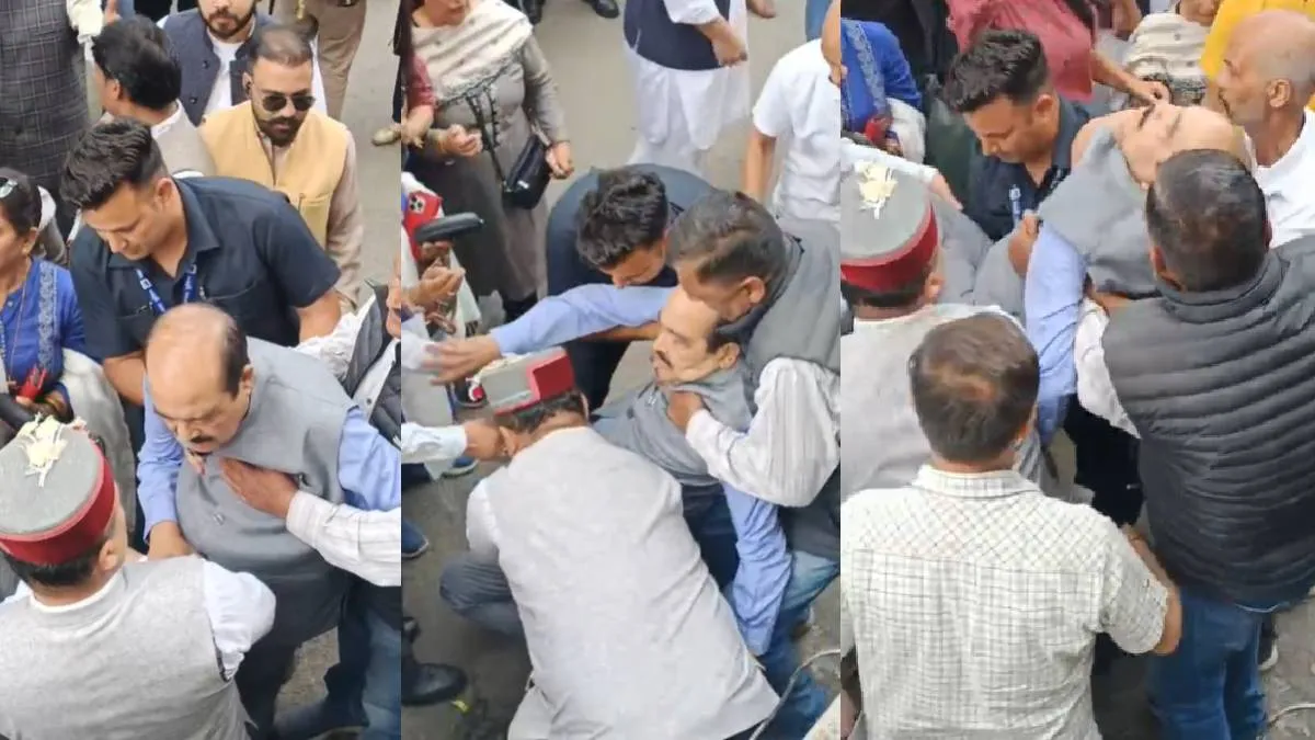 शिमला में भाजपा प्रदर्शन के दौरान राज्यसभा सांसद हर्ष महाजन की बिगड़ी तबीयत; आया 'सिंकोप अटैक', CCU में भर्ती