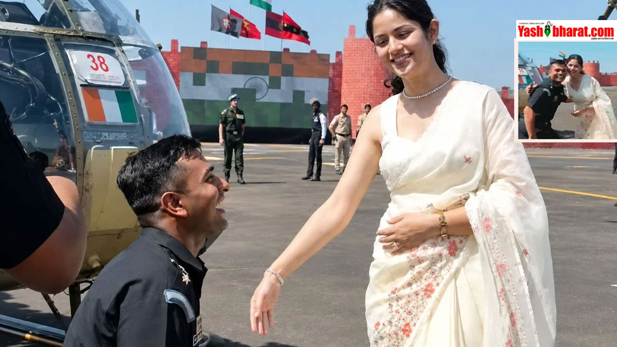 सैन्य गौरव और इश्क का अनूठा संगम- नासिक में पासिंग आउट परेड के तुरंत बाद कैप्टन भरत ने घुटनों पर बैठकर किया प्रपोज; देश को मिले नए जांबाज पायलट