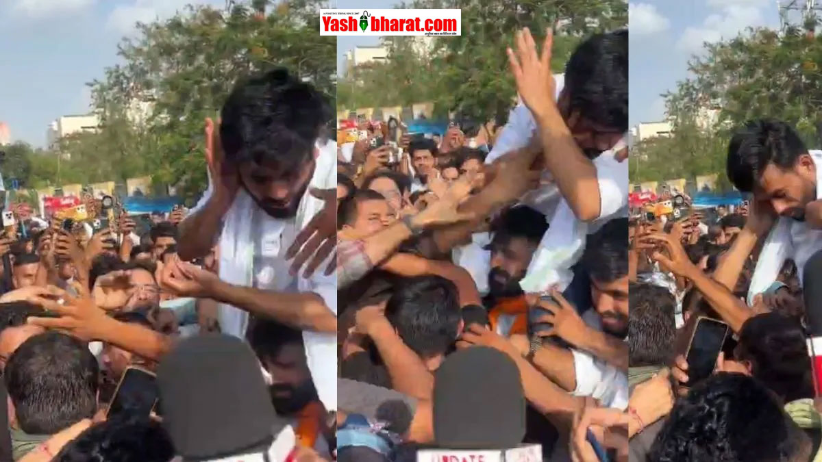 कॉकरोच जनता पार्टी' के संस्थापक अभिजीत दीपके की जयपुर में सरेआम पिटाई- भीड़ में जड़े थप्पड़, वीडियो वायरल