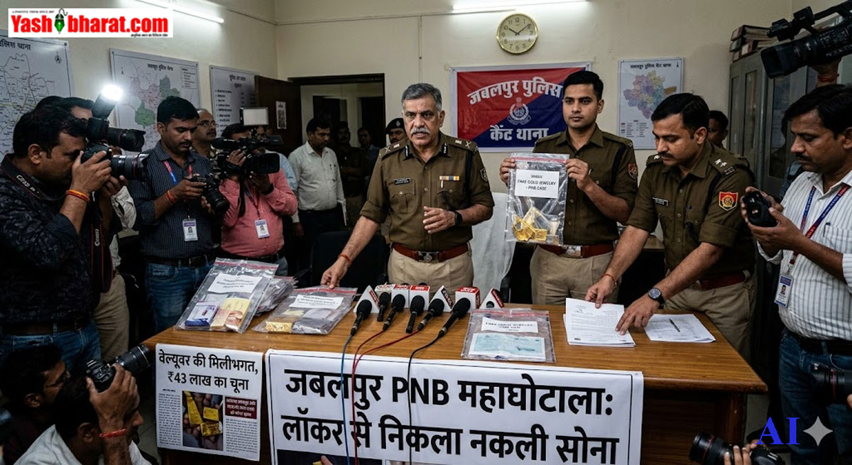 Jabalpur PNB Bank महाघोटाला: लॉकर से निकला नकली सोना, वेल्यूवर की मिलीभगत से 15 लोगों ने लगाया ₹43 लाख का चूना