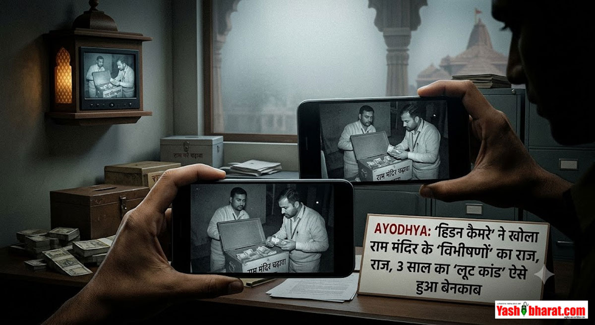 AYODHYA: 'हिडन कैमरे' ने खोला राम मंदिर के 'विभीषणों' का राज, 3 साल का 'लूट कांड' ऐसे हुआ बेनकाब