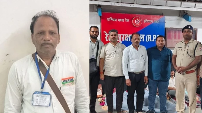 जबलपुर मंडल की ट्रेनों में अवैध उगाही का भंडाफोड़: काशी एक्सप्रेस में टिकट चेकिंग के नाम पर वसूली कर रहा 'फर्जी टीटीई' गिरफ्तार; गन जैसा लाइटर, नकली सील और फर्जी ID कार्ड बरामद