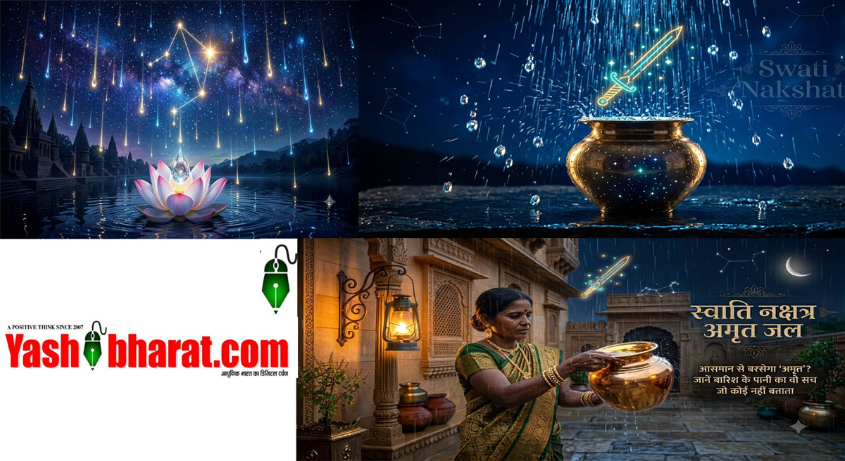 स्वाति नक्षत्र 2026: 21 और 22 जुलाई को आसमान से बरसेगा 'अमृत'? जानें बारिश के पानी का वो सच जो कोई नहीं बताता 22 स्वाति नक्षत्र 2026: 21 और 22 जुलाई को आसमान से बरसेगा 'अमृत'? जानें बारिश के पानी का वो सच जो कोई नहीं बताता