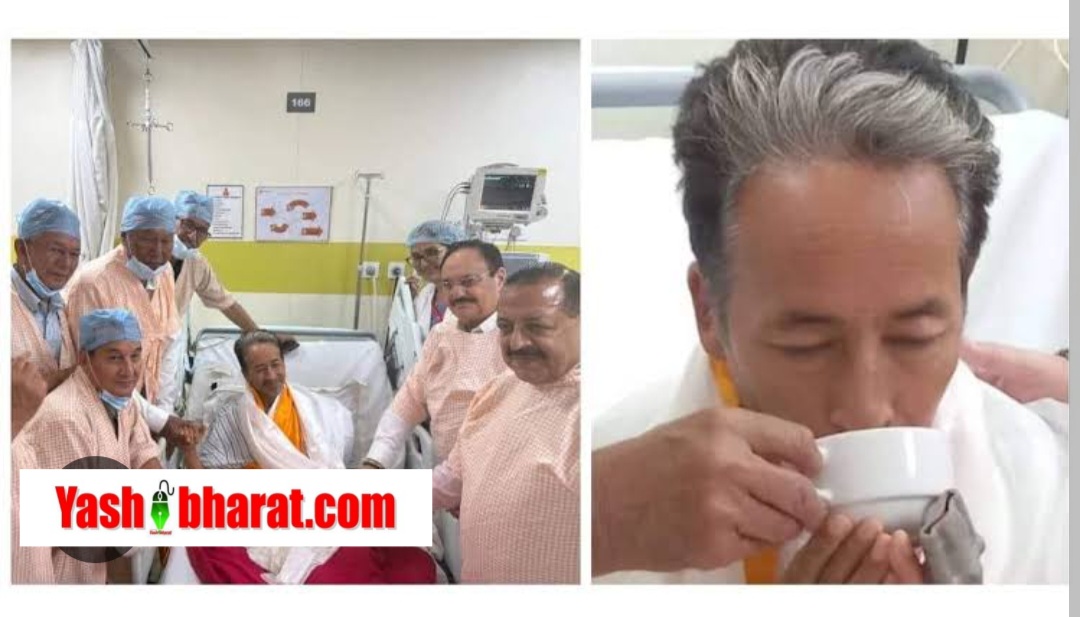 धर्मेंद्र प्रधान के इस्तीफे पर सोनम वांगचुक का बड़ा बयान: 'यह सीधी लोकतंत्र और Gen-Z की जीत' 22 26वें दिन एक्टिविस्ट सोनम वांगचुक ने तोड़ा अनशन; अस्पताल पहुंचे नड्डा-जितेंद्र सिंह, सरकार से मिला लिखित आश्वासन, video