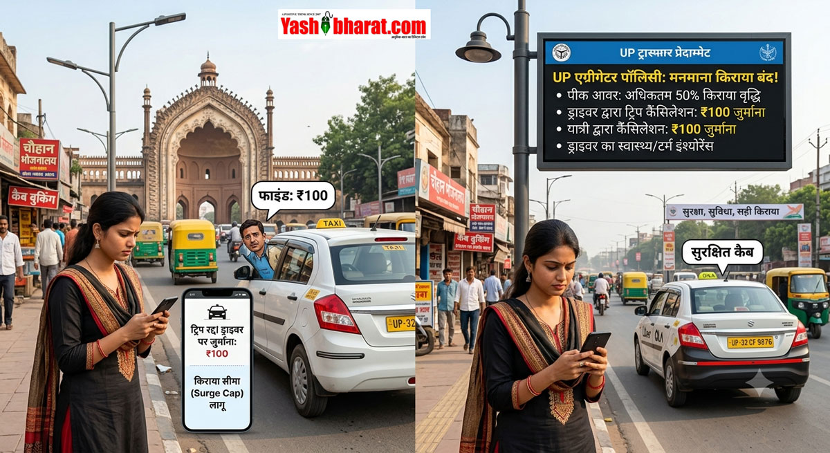 UP एग्रीगेटर पॉलिसी तैयार: अब कैब वाले नहीं वसूल पाएंगे मनमाना किराया; ड्राइवर ने बुकिंग कैंसिल की तो कटेगा जेब से पैसा, जानें नए नियम 22 UP एग्रीगेटर पॉलिसी तैयार: अब कैब वाले नहीं वसूल पाएंगे मनमाना किराया; ड्राइवर ने बुकिंग कैंसिल की तो कटेगा जेब से पैसा, जानें नए नियम